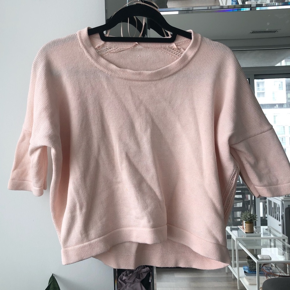 Blush Pink Lululemon Knit Top